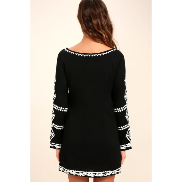 Lulus Bohemian “Vacay Days” Embroider Shift Dress - Picture 4 of 12